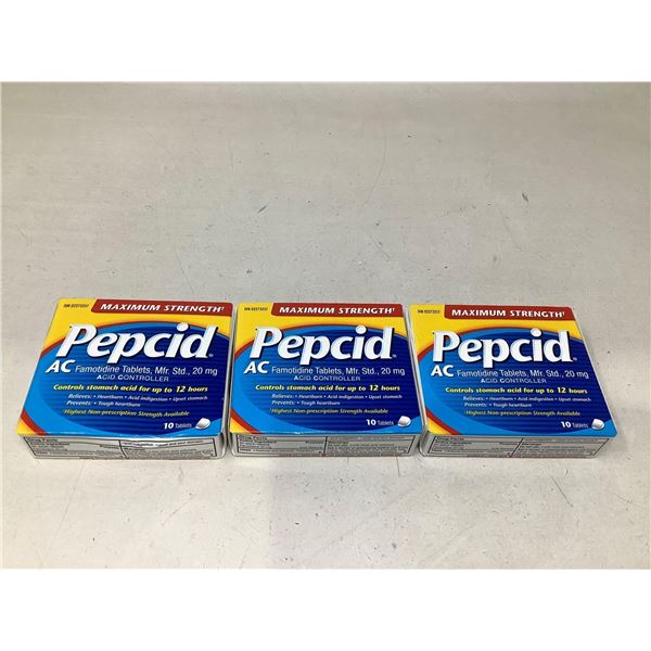 Pepcid AC Famotidine Tablets (3 X 10)