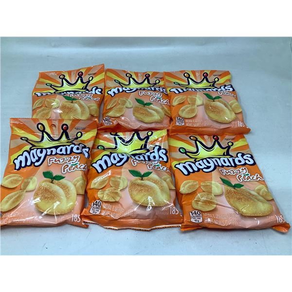 Maynards Fuzzy Peaches (6 X 185G)