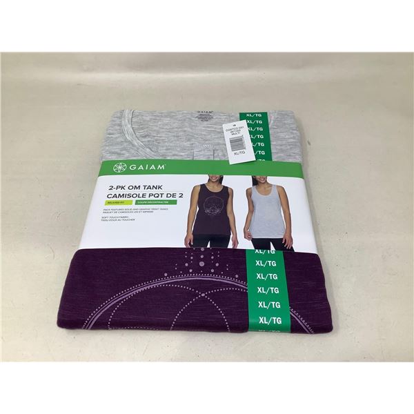 Gaiam 2 Pack OM Tank Relaxed Fit Size XL
