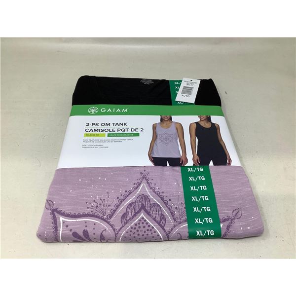 Gaiam 2 Pack OM Tank Relaxed Fit Size XL