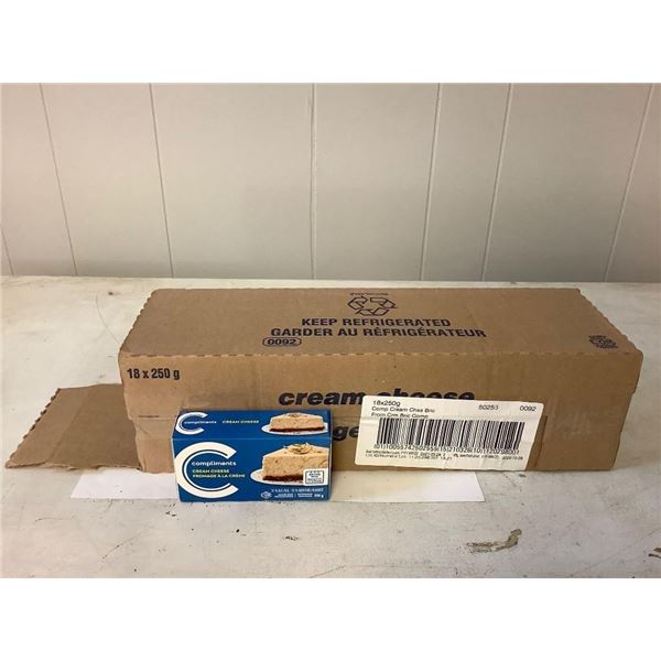 Case of Frozen Compliments Cream Cheese (18 x 250g)