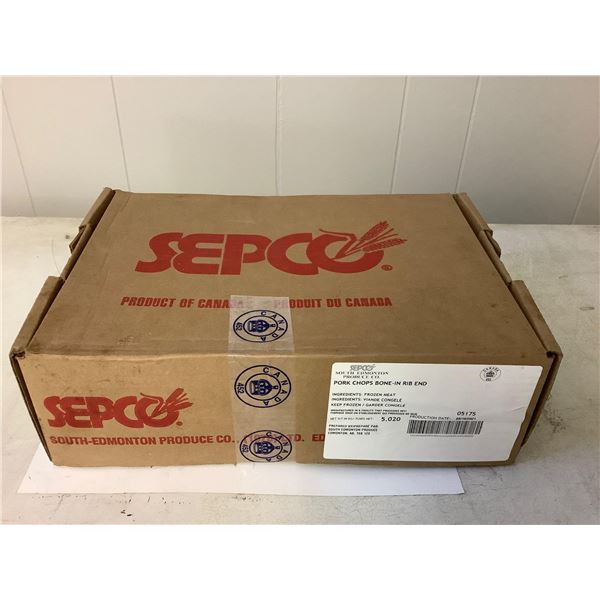 Case of Frozen Sepco Bone-In Rib End Pork Chops (5.020kg)