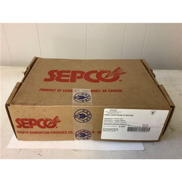 Case of Frozen Sepco Bone-In Rib End Pork Chops (5.020kg)