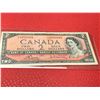 Image 1 : Canada 1954 Vintage $2.00 Bill Good condition