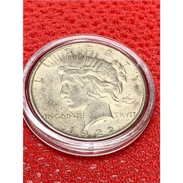 USA Liberty 1922 Silver Peace Dollar