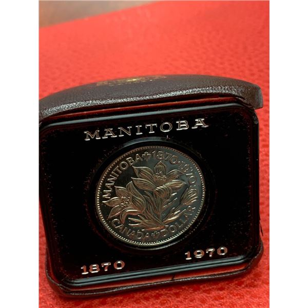 Canada Mint 1870-1970 Manitoba Commemorative $1.00 coin in case