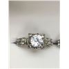 Image 3 : Ladies Stunning 14K GP Brilliant Cut Solitaire engagement ring set NEW size 8