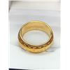 Image 2 : Unisex size 8 14K GP Spin Ring NEW in gift box