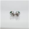 Image 4 : 10K White Gold Moissanite(1.5ct) Earrings (~weight 0.69g), Made in Canada, Appraised Retail $1500