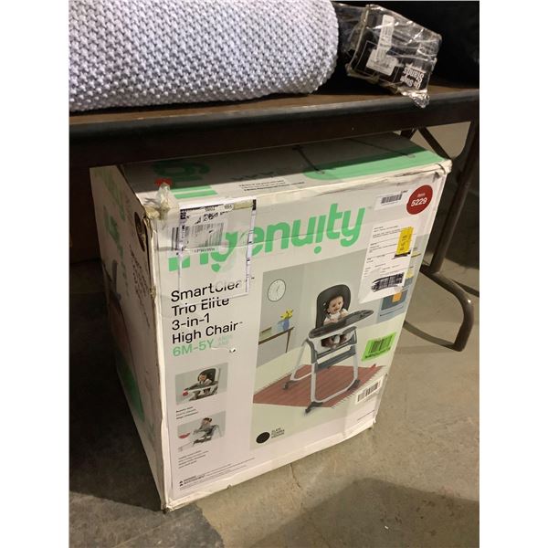 Ingenuity SmartClean Trio Elite 3-in-1 High Chair