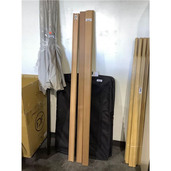 Handrail Cap - Wood - (1 3/8in x 3 1/8in x 6ft) Lot of 6