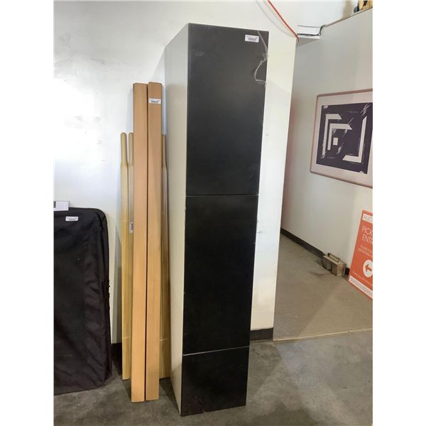 Wooden Cabinet (24 1/2in x 15in x 79 1/2in)