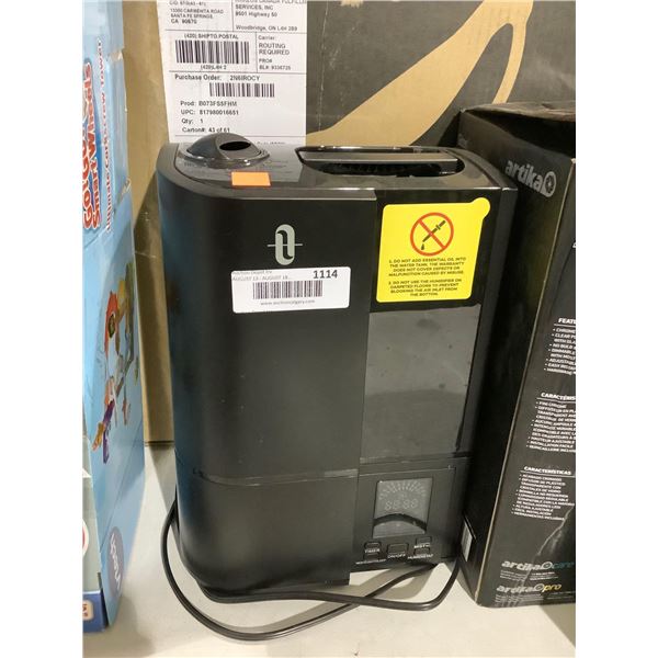 Taotronics 4L Cool Mist Humidifier - Model: TT-AH001