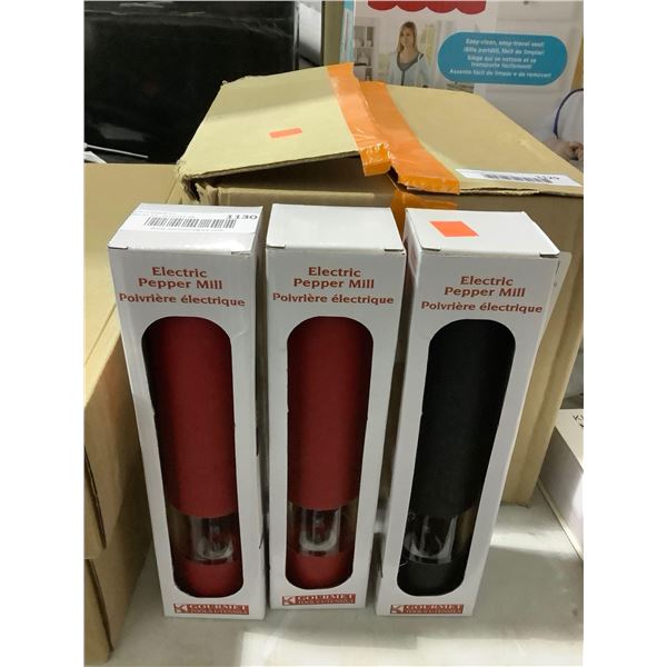 Gourmet Tools Electric Pepper Mill Lot of 3