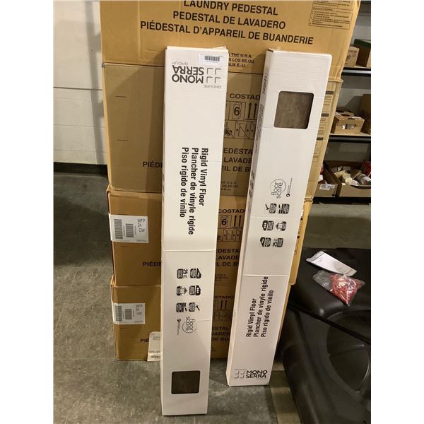 Floor Score Rigid Vinyl Floor Planks - Montana Brown (3.5mm x 151mm x 1220mm / 35.69 sq ft) Lot of 2