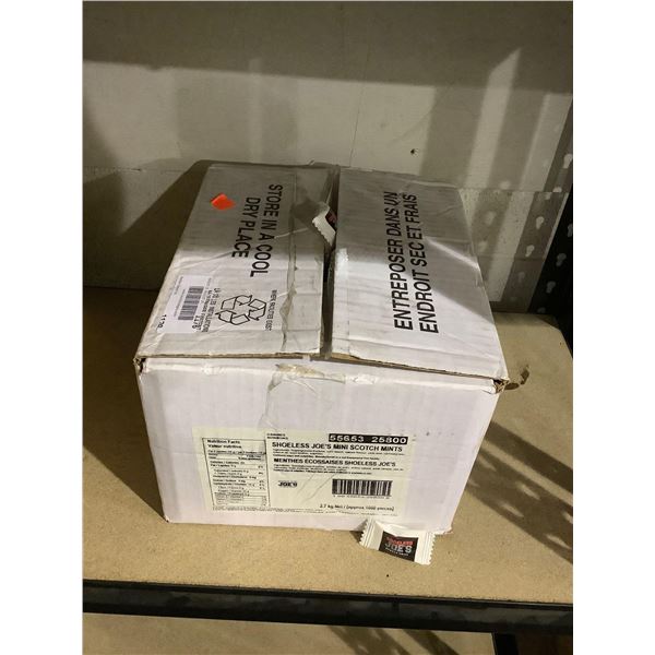 Case of Shoeless Joe's Mini Scotch Mints (2.7kg)