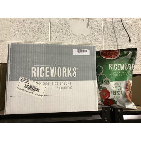 Case of Riceworks Salsa Gourmet Rice Snacks (12 x 155g)