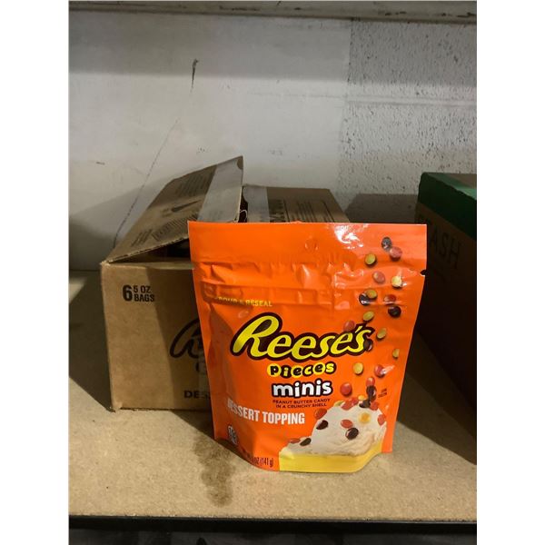 Case of Reese's Pieces Minis Dessert Topping (6 x 141g)