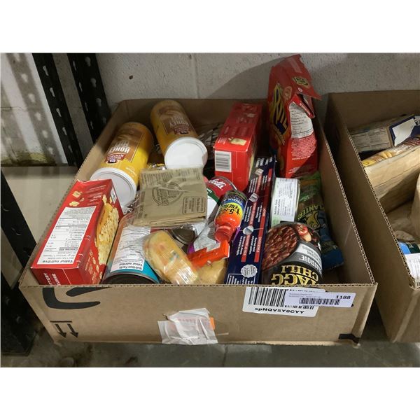 Box of Assorted Groceries