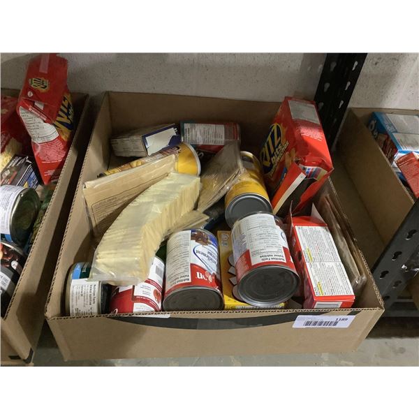 Box of Assorted Groceries