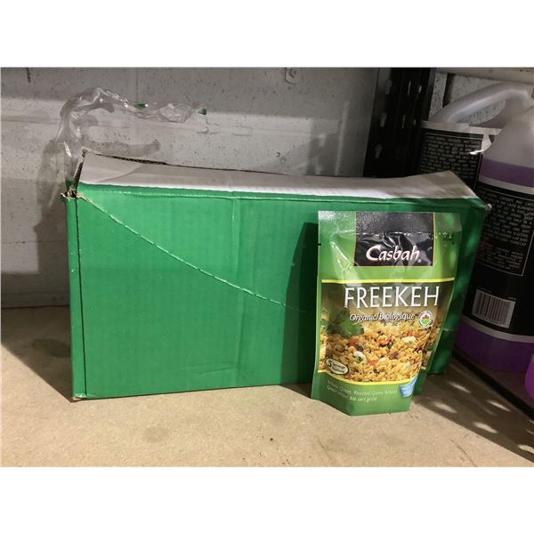 Case of Casbah Freekeh Organic Whole Grain Roasted Green Wheat (8 x 174g)