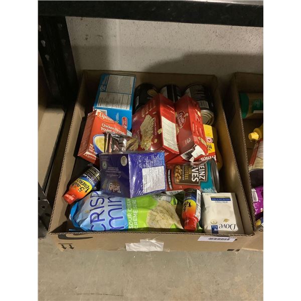 Box of Assorted Groceries