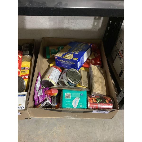 Box of Assorted Groceries