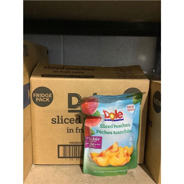 Case of Dole Sliced Peaches in Fruit Juice (8 x 382mL)