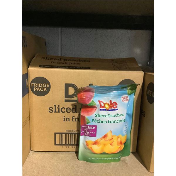 Case of Dole Sliced Peaches in Fruit Juice (8 x 382mL)