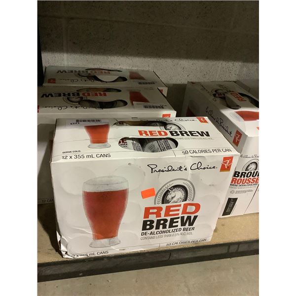 President's Choice Red Brew De-Alcoholized Beer (12 x 355mL)