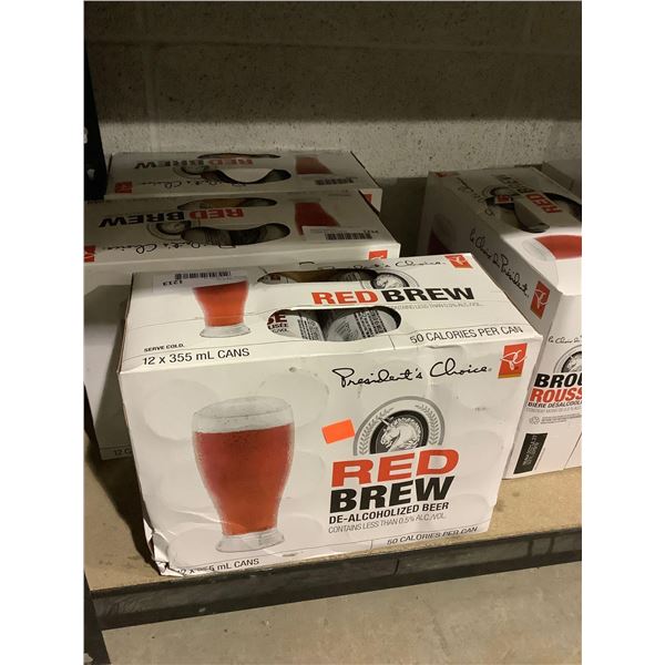 President's Choice Red Brew De-Alcoholized Beer (12 x 355mL)