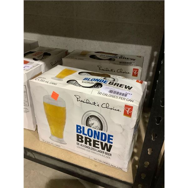 President's Choice Blonde Brew De-Alcoholized Lager Beer (12 x 355mL)