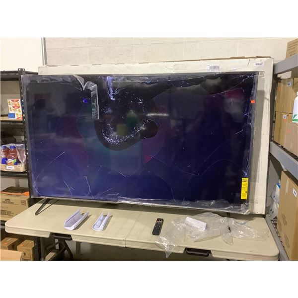 Sony 75-inch LED TV X80 H Series (Heavy Damage, Multiple Cracks, Powers On)