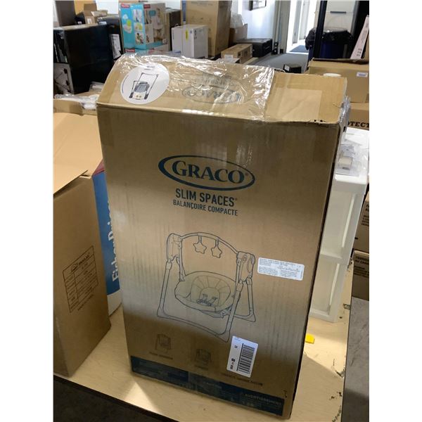 Graco Slim Spaces ABC Fashion Compact Baby Swing