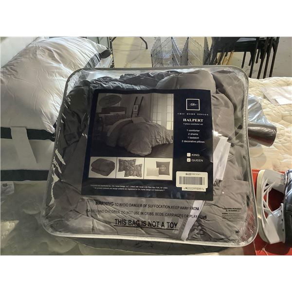 Chic Home Design Halpert 6-Piece Queen Size Comforter Set