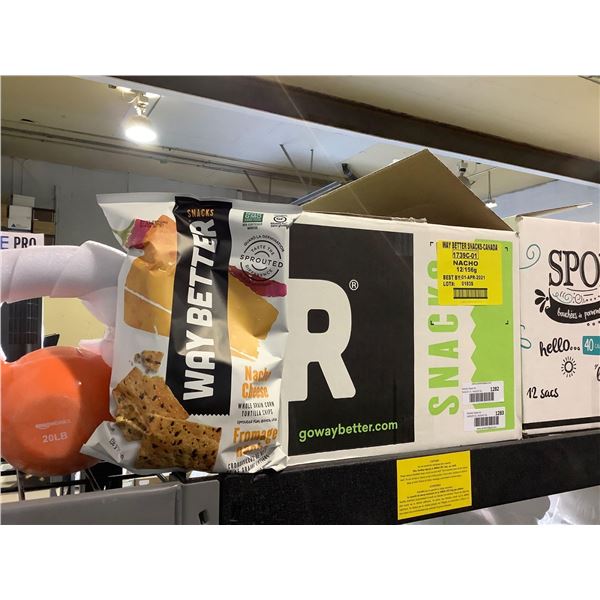 Case of Way Better Nacho Cheese Tortilla Chips (12 x 156g)