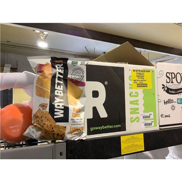 Case of Way Better Nacho Cheese Tortilla Chips (12 x 156g)