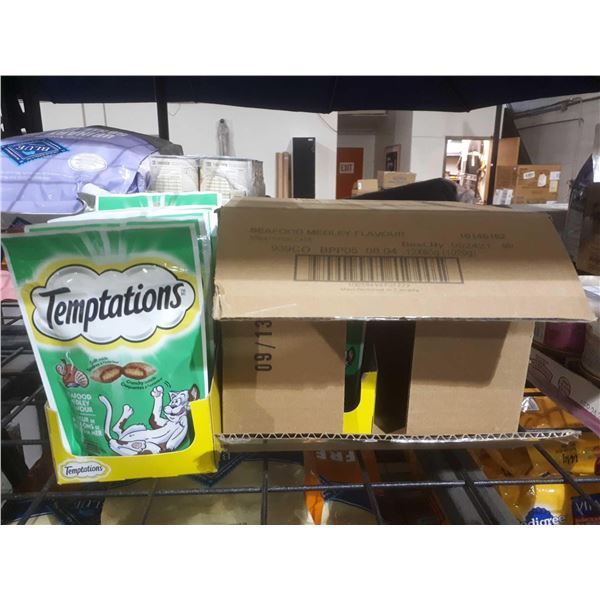 Case of Temptations Seafood Medley Cat Treats (12 x 85g)