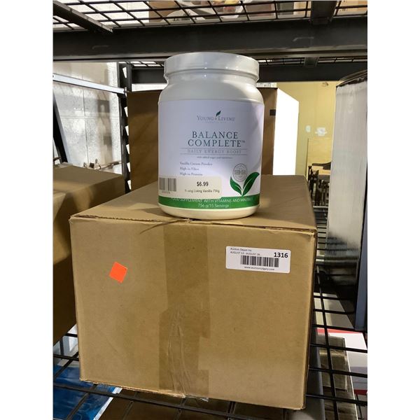 Case of Young Living Balance Complete Food Supplement (6 x 756g)