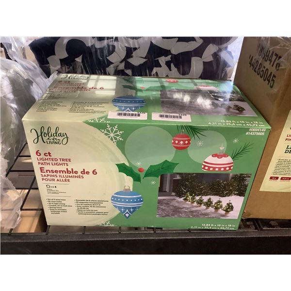 Holiday Living 6ct Lighted Tree Path Lights