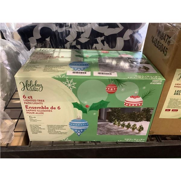 Holiday Living 6ct Lighted Tree Path Lights