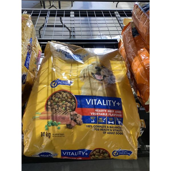 Pedigree Vitality Plus Hearty Beef and Vegetable Flavor Adult Dog Food (14kg)