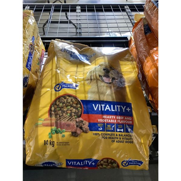 Pedigree Vitality Plus Hearty Beef and Vegetable Flavor Adult Dog Food (14kg)