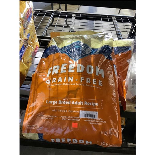 Blue Buffalo Freedom Grain Free Large Breed Adult Dog Food (10.8kg)