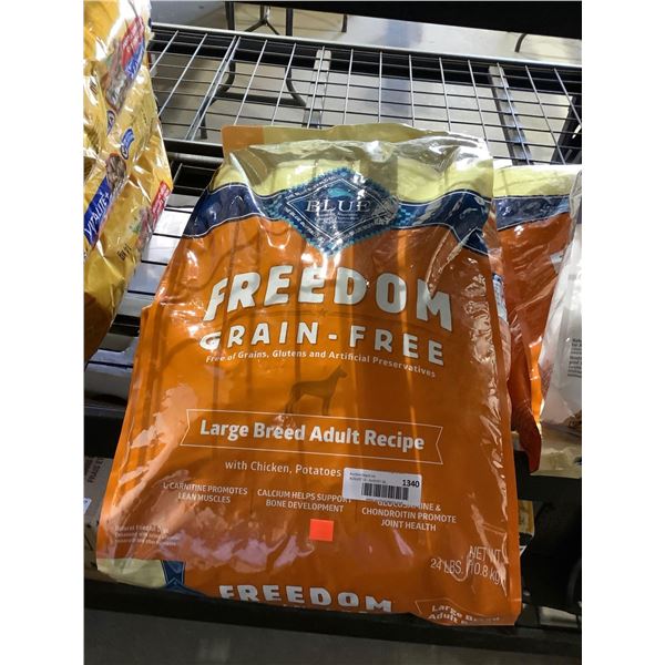 Blue Buffalo Freedom Grain Free Large Breed Adult Dog Food (10.8kg)