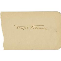 Joyce Kilmer Autograph,