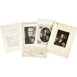 Sir Walter Scott Document Signed,