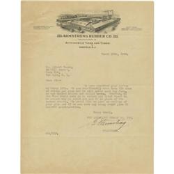 G. A. Armstrong Typed Letter Signed,