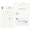 Image 1 : Indira Gandhi Autograph Card,