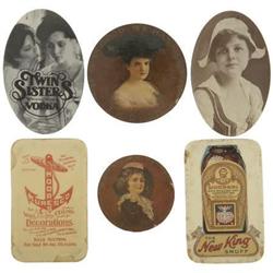 Mixed Lot of Advertising Pocket Mirrors